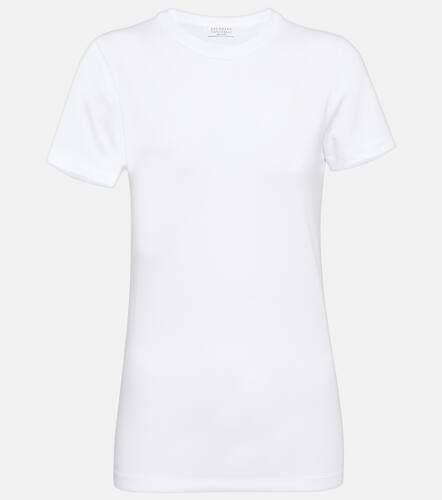 Cotton-blend T-shirt - Brunello Cucinelli - Modalova