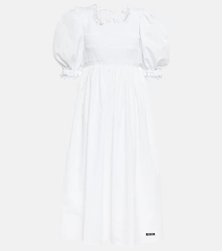 Miu Miu Cotton midi dress - Miu Miu - Modalova