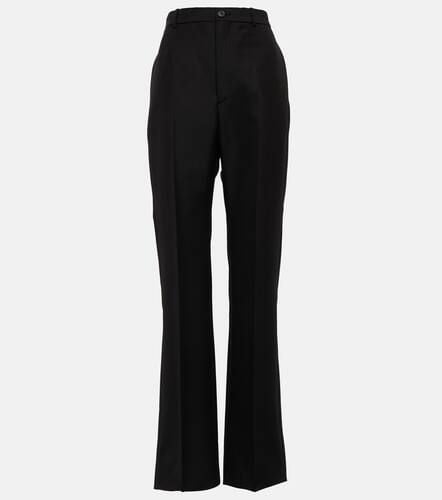 High-rise virgin wool pants - Balenciaga - Modalova