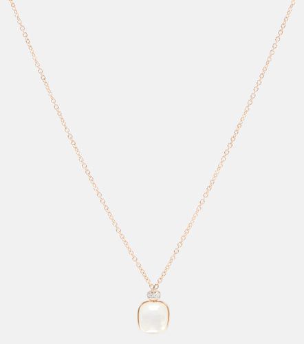 Collana Nudo in oro rosa e 18kt con topazio, madreperla e diamanti - Pomellato - Modalova