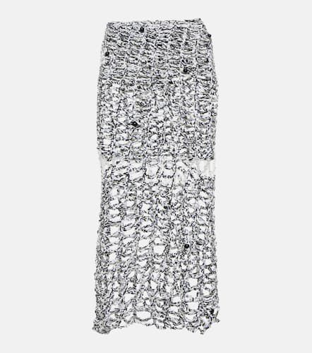 Beaded crochet midi skirt - Susan Fang - Modalova