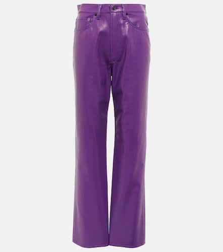 S Pinch high-rise faux leather pants - Agolde - Modalova