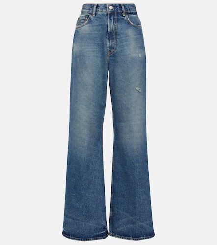 F high-rise wide-leg jeans - Acne Studios - Modalova