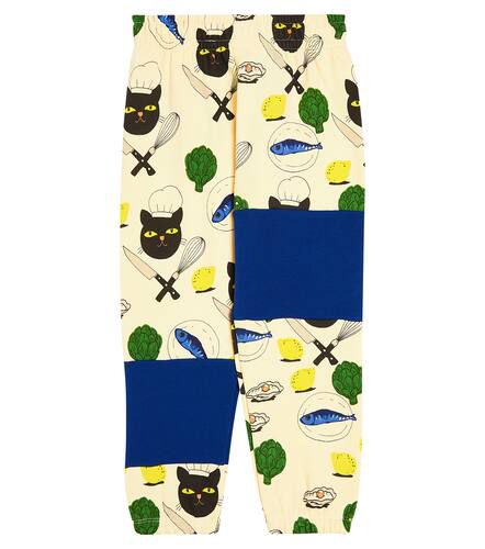 Chef Cat cotton jersey sweatpants - Mini Rodini - Modalova