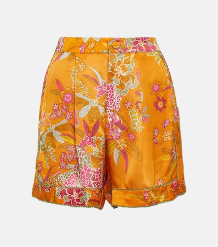 Isabelle floral high-rise shorts - Poupette St Barth - Modalova