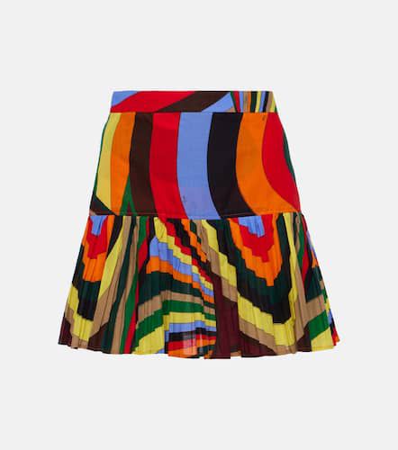 Iride pleated cotton miniskirt - Pucci - Modalova
