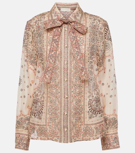 Matchmaker printed linen and silk blouse - Zimmermann - Modalova