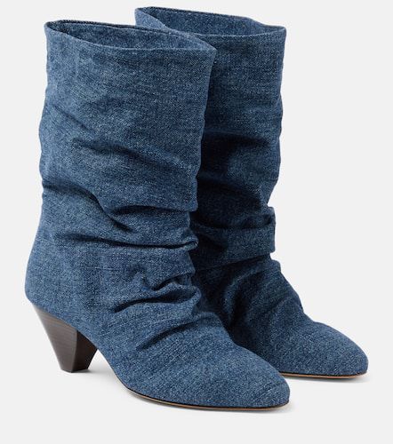 Reachi denim ankle boots - Isabel Marant - Modalova