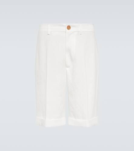 Mid-rise linen shorts - Brunello Cucinelli - Modalova