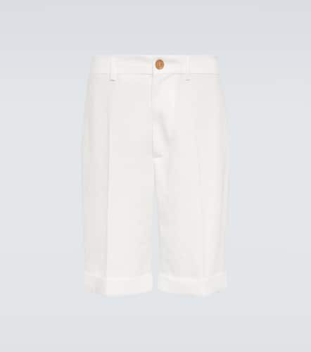 Mid-rise linen shorts - Brunello Cucinelli - Modalova