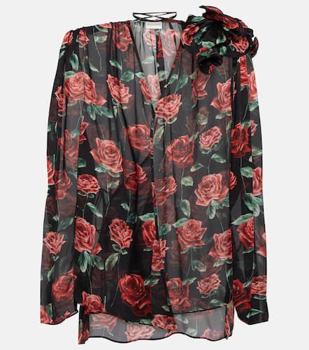 Magda Butrym Floral silk blouse - Magda Butrym - Modalova