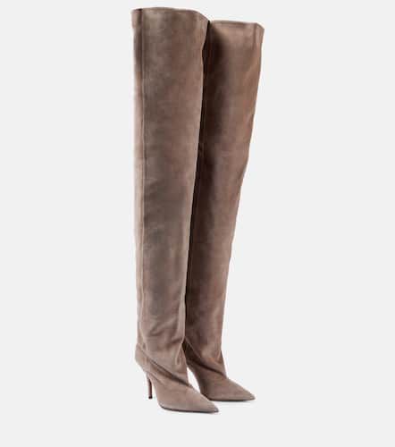 Ines suede over-the-knee boots - Paris Texas - Modalova