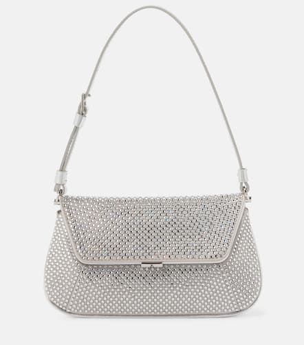 Ami Mini embellished satin shoulder bag - Amina Muaddi - Modalova