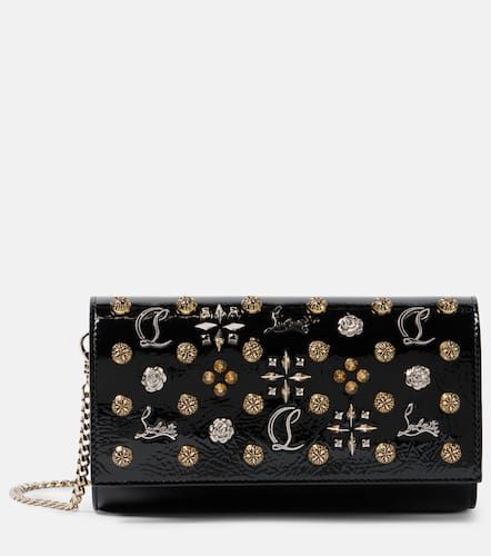 Paloma patent leather wallet on chain - Christian Louboutin - Modalova