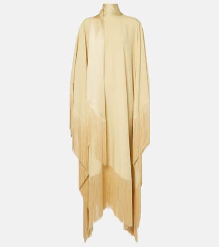 Mrs. Ross fringed crÃªpe cady kaftan - Taller Marmo - Modalova