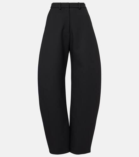 AlaÃ¯a Wool wide-leg pants - Alaia - Modalova