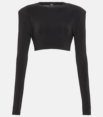 Norma Kamali Crop top de jersey - Norma Kamali - Modalova