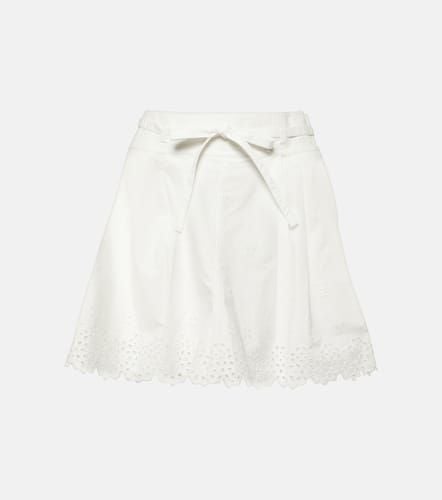 Sabine broderie anglaise cotton shorts - Ulla Johnson - Modalova