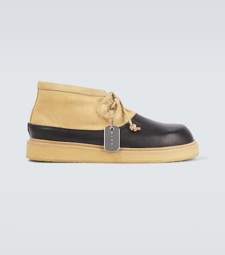 Desert Boots aus Leder und Veloursleder - Marni - Modalova