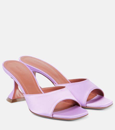 Amina Muaddi Lupita 70 satin mules - Amina Muaddi - Modalova