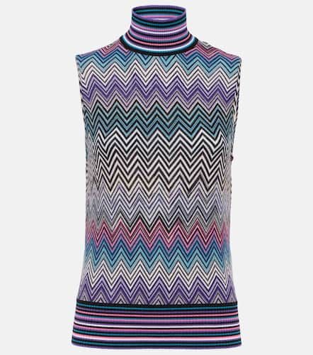 Missoni Zig Zag wool turtleneck top - Missoni - Modalova