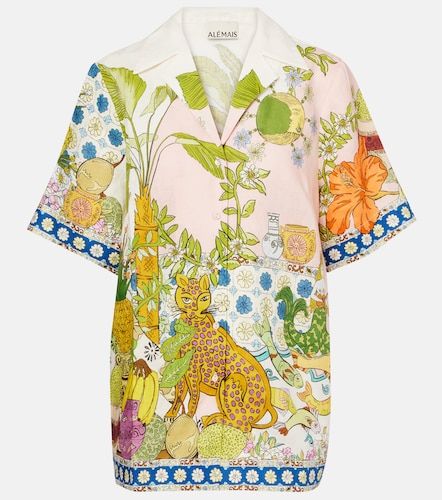 Alémais Camisa Hazel de lino estampada - Alemais - Modalova