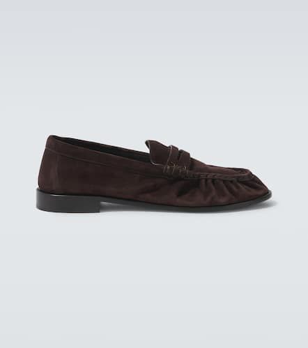 Le Loafer suede penny loafers - Saint Laurent - Modalova