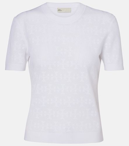 Pullover T Monogram in jacquard - Tory Burch - Modalova