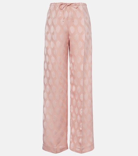 Pantaloni a gamba larga con stampa - Dries Van Noten - Modalova