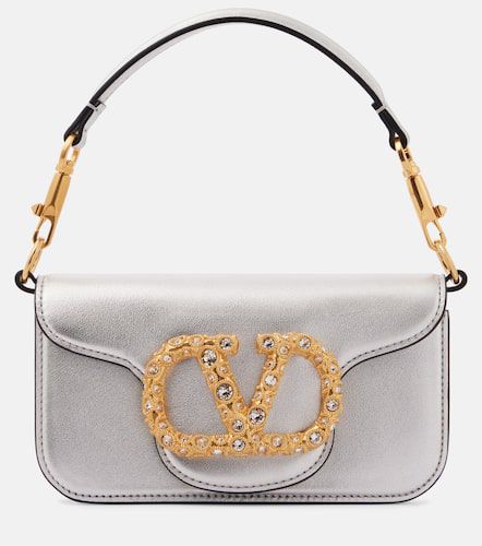 LocÃ² Small metallic leather shoulder bag - Valentino Garavani - Modalova