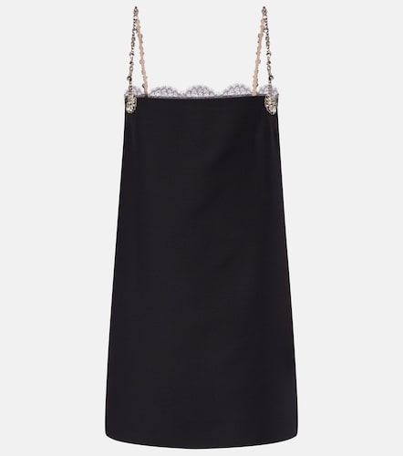 Abito corto in Crepe Couture con pizzo - Valentino Garavani - Modalova