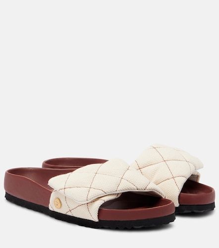 Sylt leather-trimmed quilted canvas slides - Birkenstock 1774 - Modalova
