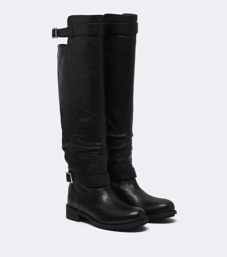 Botas altas Biker de piel - Jimmy Choo - Modalova