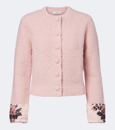 Cárdigan de bouclé de lana y alpaca - Erdem - Modalova