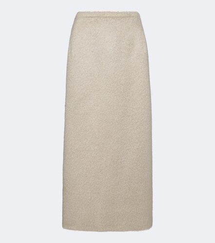 Mohair and wool-blend midi skirt - Magda Butrym - Modalova