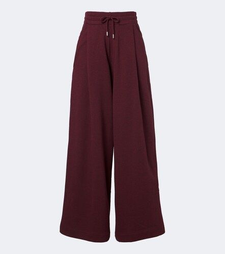 Wide-leg cotton jersey sweatpants - Dries Van Noten - Modalova