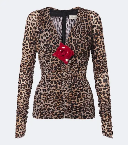 Blumarine Top de jersey estampado - Blumarine - Modalova