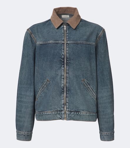 Frame Corduroy-trimmed denim jacket - Frame - Modalova