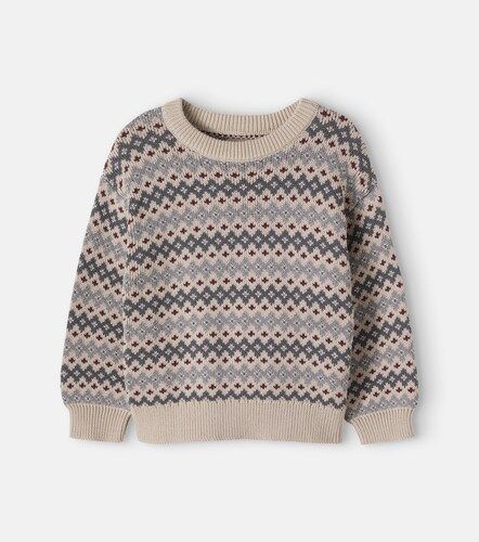 Jersey Harlow de jacquard de algodón - Wheat - Modalova