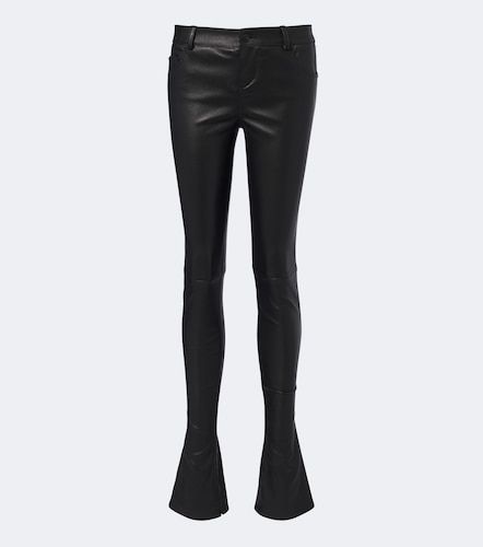 Gucci Leather slim pants - Gucci - Modalova