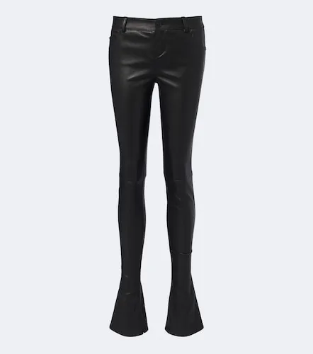 Gucci Leather slim pants - Gucci - Modalova