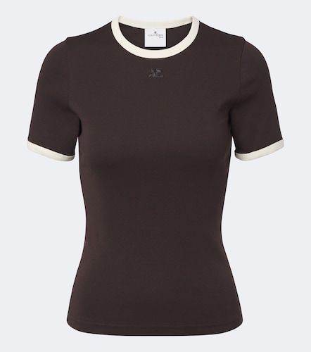Courrèges Camiseta de jersey de algodón - Courreges - Modalova