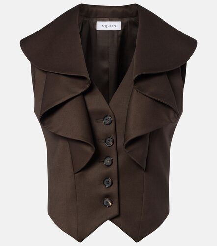 Chaleco de lana con volantes - McQueen - Modalova