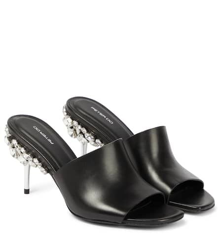 Crystal-embellished leather sandals - Peter Do - Modalova