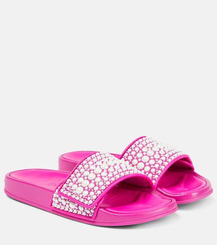 Jimmy Choo Fitz embellished slides - Jimmy Choo - Modalova