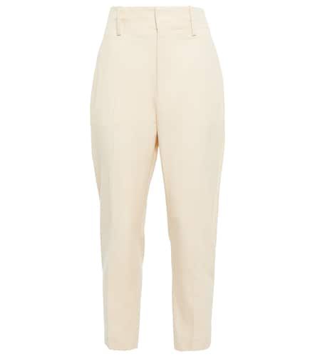 Noah high-rise cotton-blend pants - Marant Etoile - Modalova