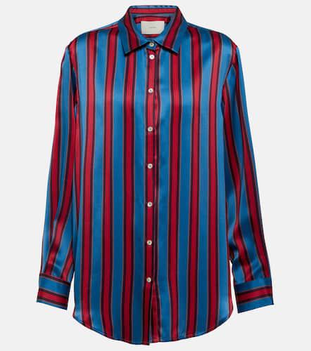 Camisa London de seda a rayas - Asceno - Modalova