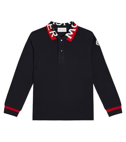 Moncler Enfant Cotton polo shirt - Moncler Enfant - Modalova