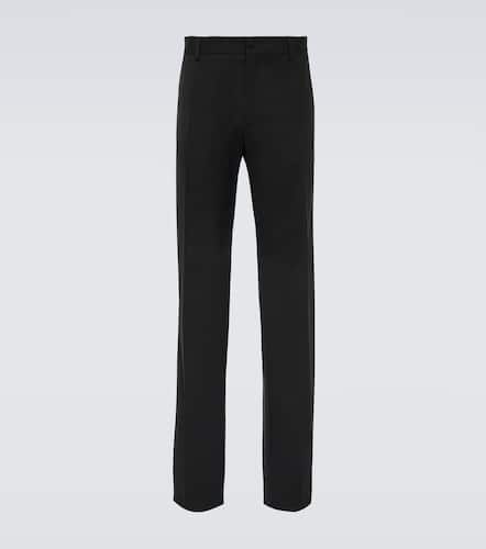 Wool-blend straight pants - Dolce&Gabbana - Modalova