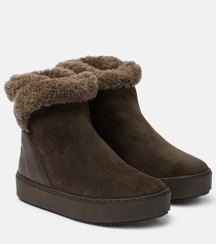 See By ChloÃ© Juliet shearling-lined suede ankle boots - See By Chloe - Modalova